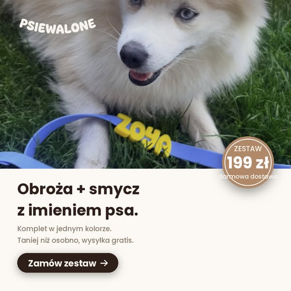 Obroża z imieniem Twojego psa