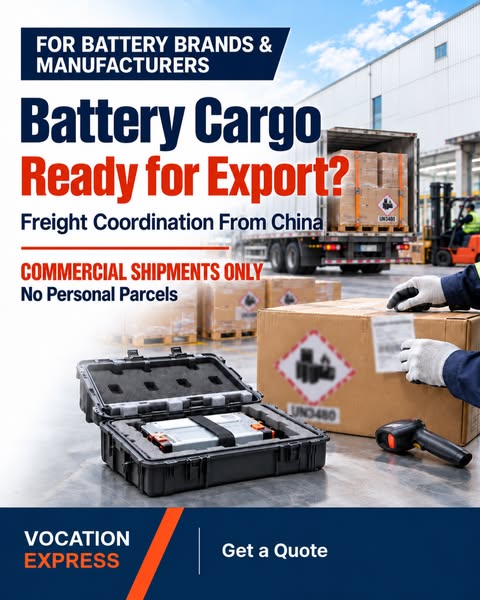 Lithium Battery Shipping from China