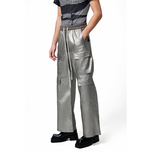 Luminous Ocean Wide Leg Denim Pants