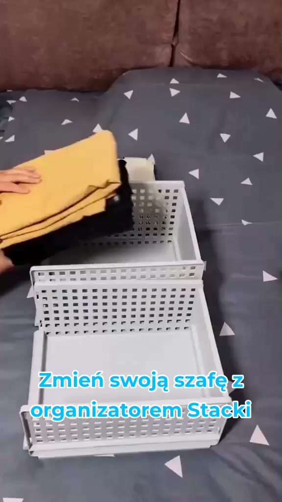 Składany organizer do szafy (1 szt.) - stackly
