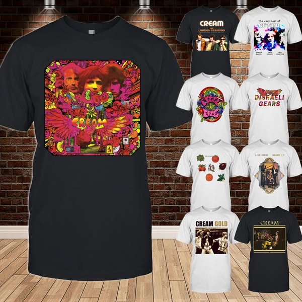 Cream t-shirts