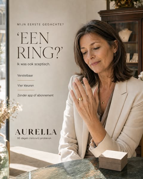 “Een ring?” Dacht ik ook.