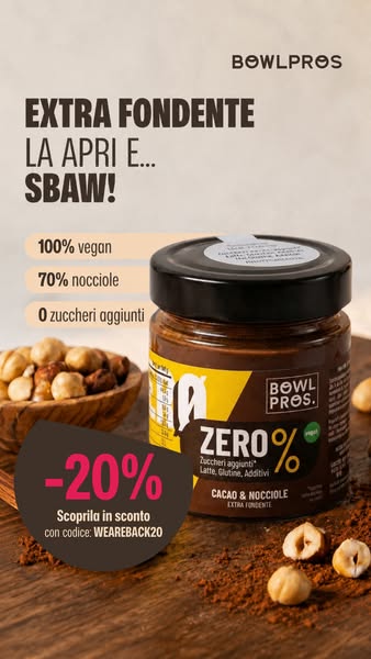 20% su tutta la linea vegana
