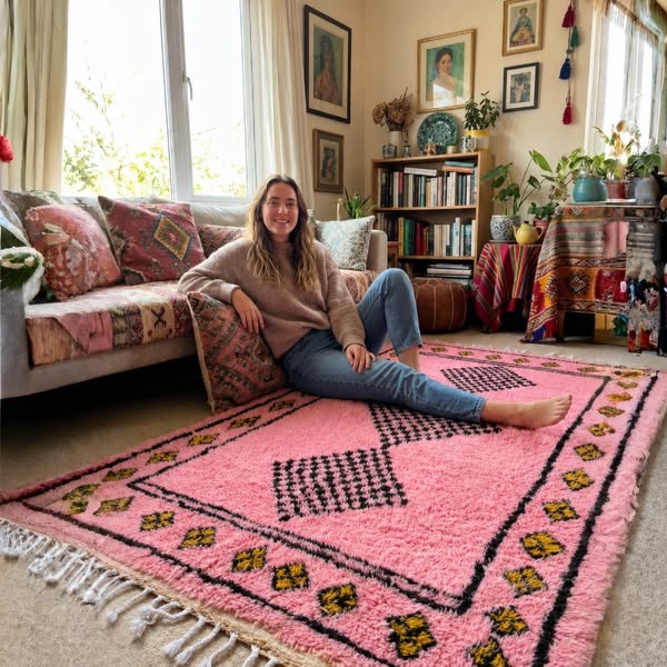 One-of-a-Kind Moroccan Rug