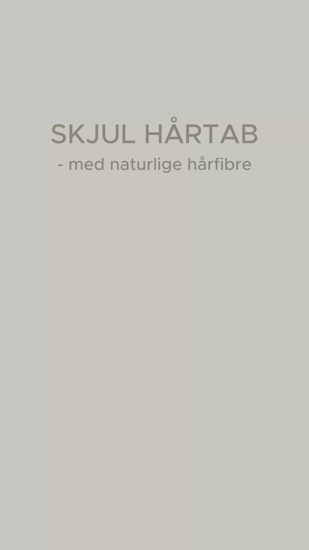 Skjul dit hårtab med hårfibre