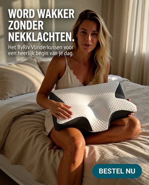 Geef je hoofd rust. Geef je nek ondersteuning.