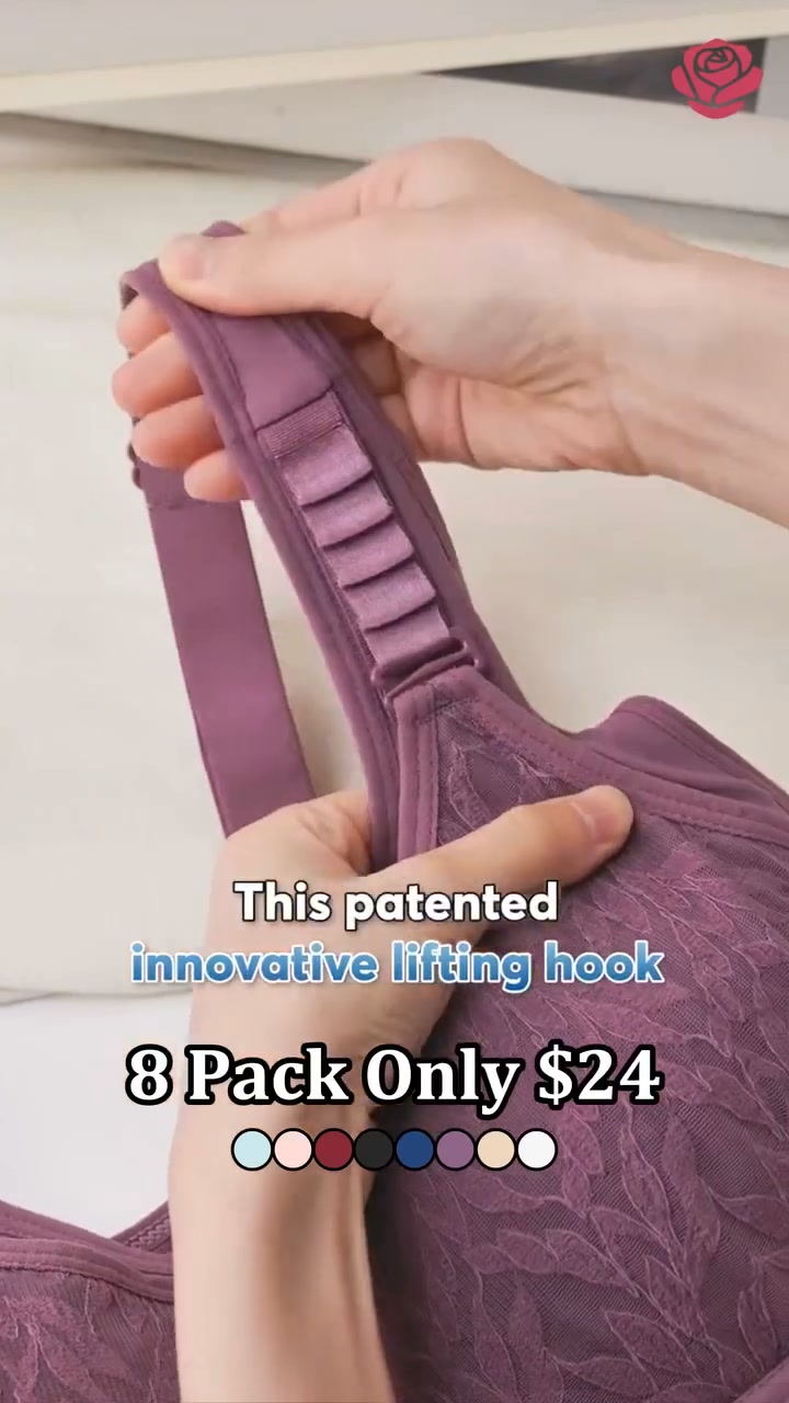 Easy Front Closure. Comfortable All Day.