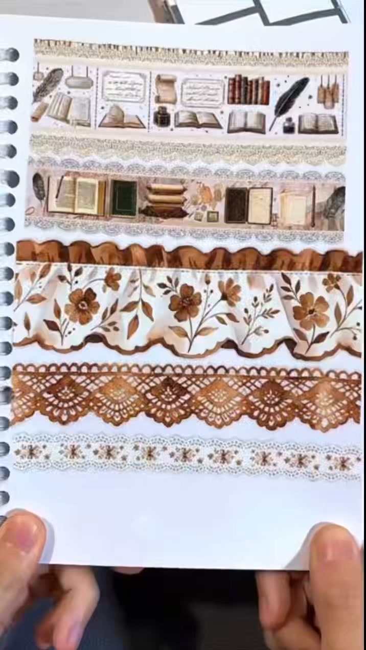 Honey Brown Lace Tape Set