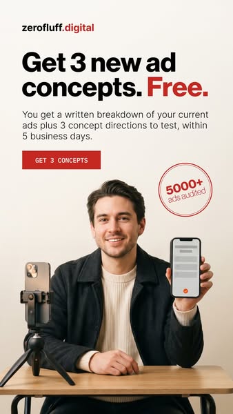 3 new ad concepts. Free.
