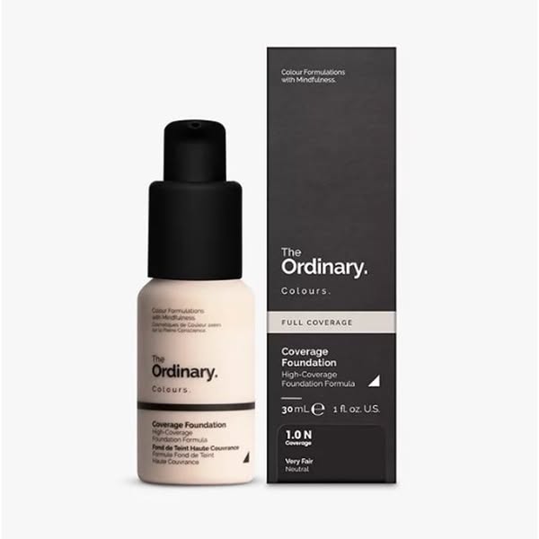 The Ordinary Coverage Foundation 1.0N 30ml SPF15 £7.99