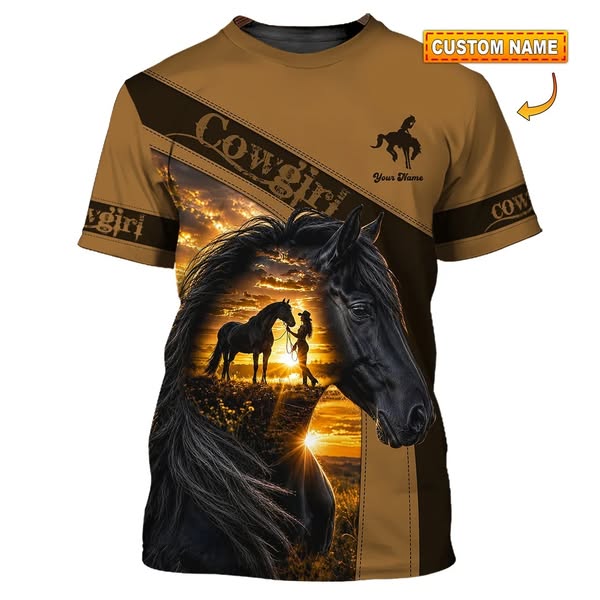 Personalized Cowgirl Shirt with Your Name