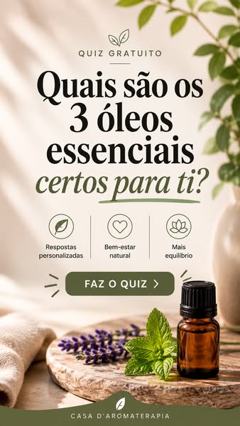 Encontra os teus 3 óleos