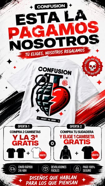 TU CAMISETA GRATIS.