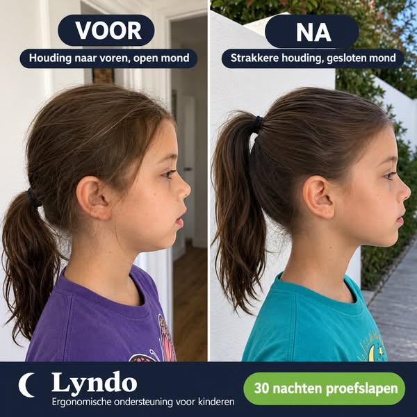 De houding van uw kind wordt ook ’s nachts bepaald