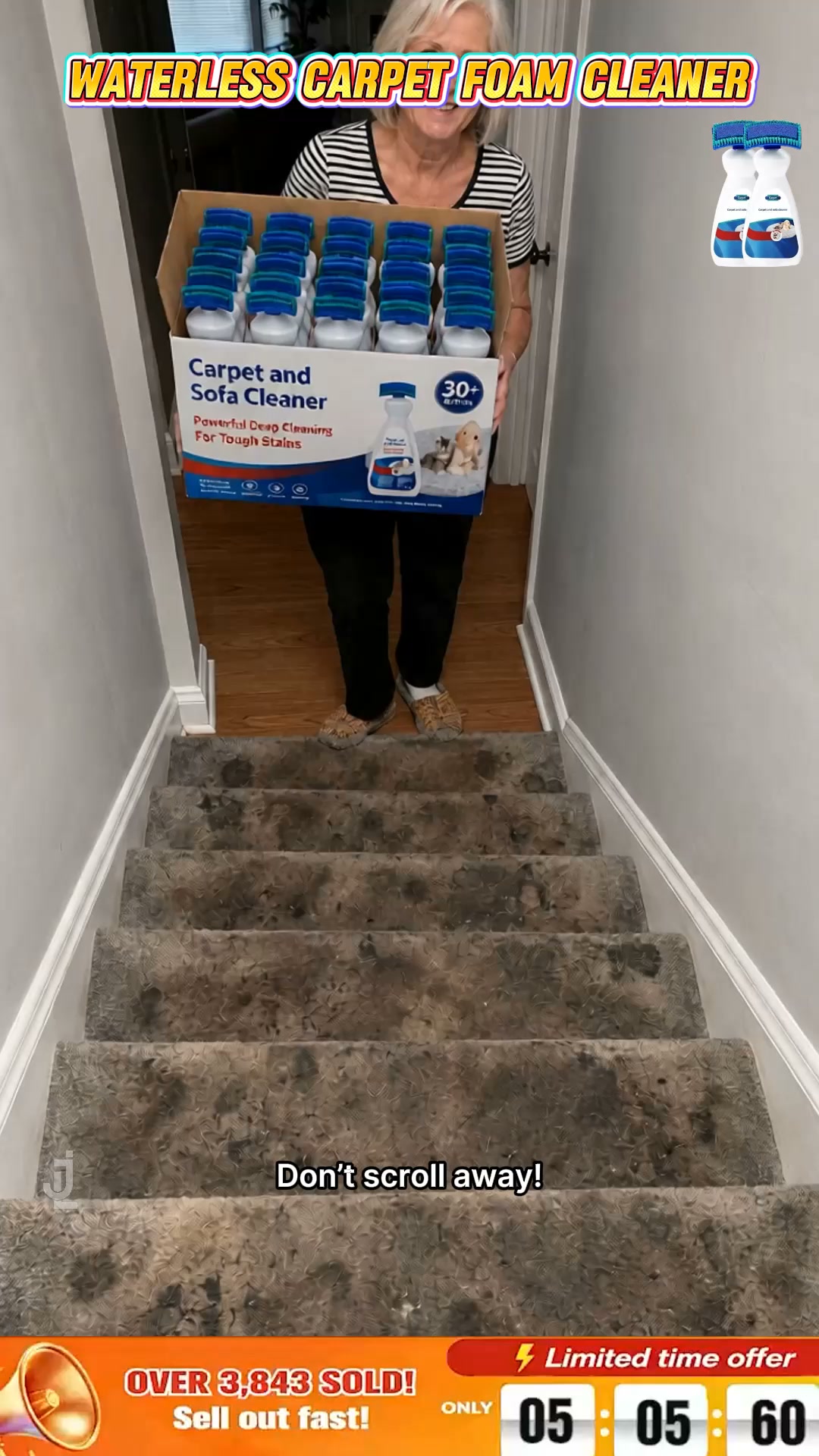 Waterless Fabric and Carpet Cleaner
