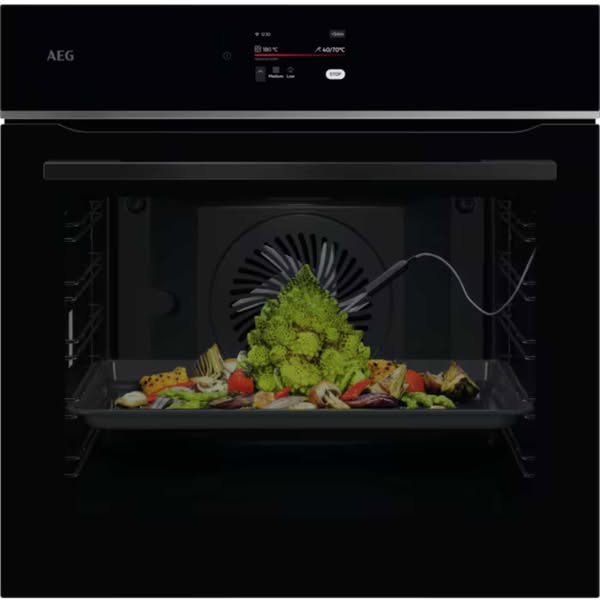 AEG TE7PB731AB 7000 MealAssist Pyrolytic Self Clean 71l Built-in Oven - Black