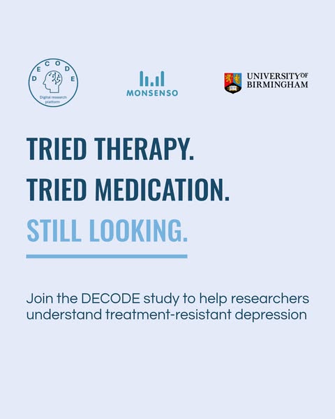 Help Develop Treatments for Depression