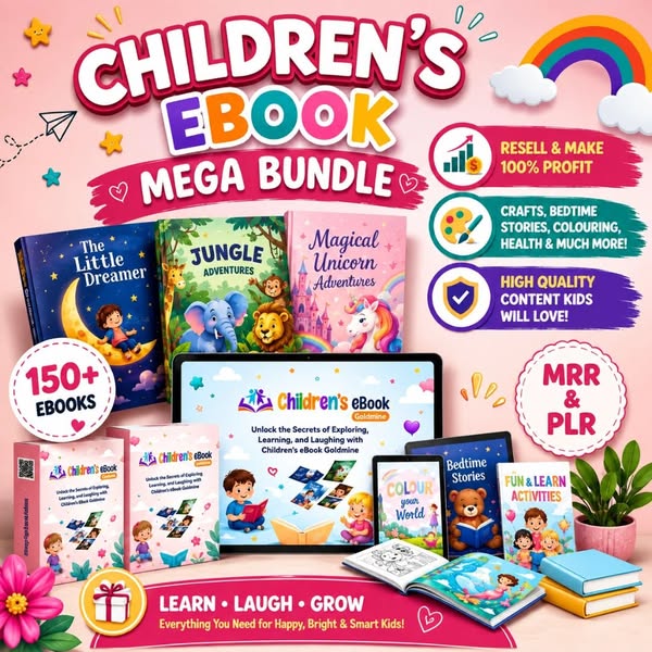 150 Children’s eBooks With Resell Rights