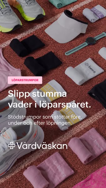 Stödstrumpor för löpning