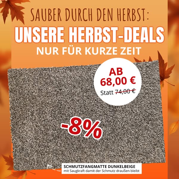 Die Herbstputz-Deals von EASYCLEAN!