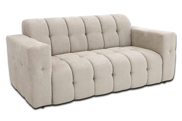 Sofa Selda dwuosobowa z eleganckimi przeszyciami