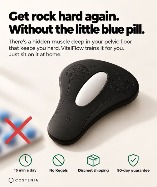 Rock hard again. No pill needed.