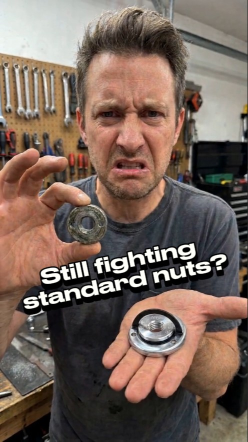 Angle Grinding Tool Flange Nut, 1 SET(2 PCS)