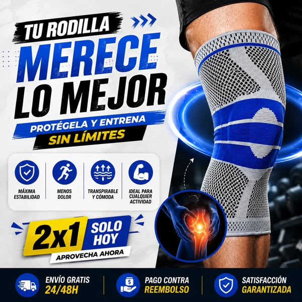 Sujeción y comodidad para tus rodillas