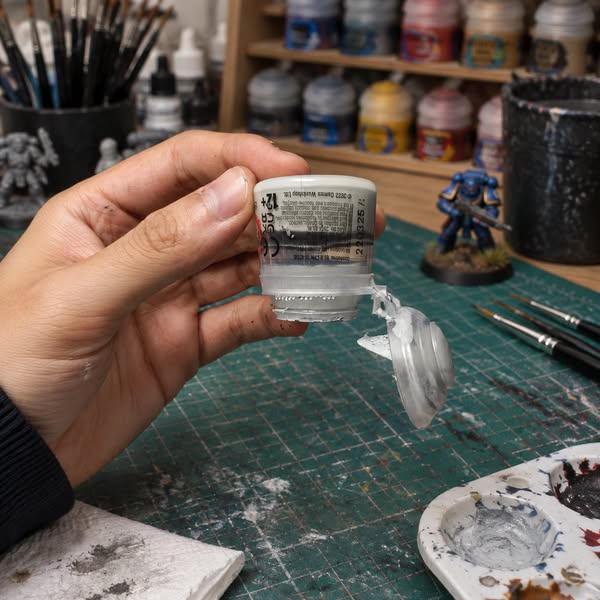 My white paint was so annoying, I started painting everything except the white parts.
