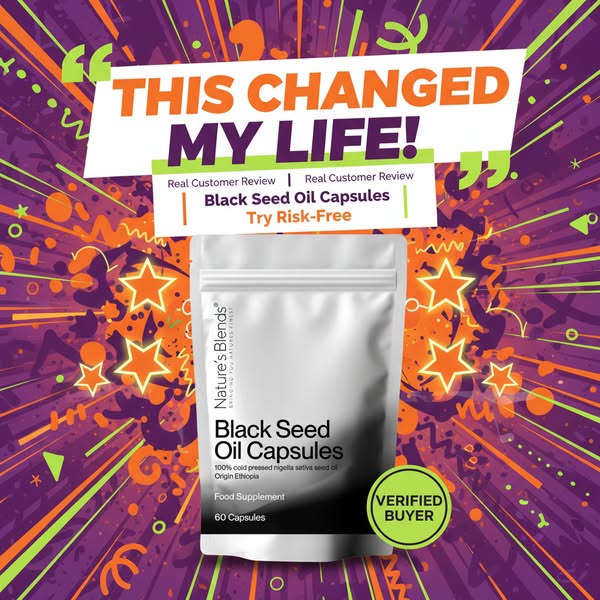 10X More Potent Black Seed Capsules