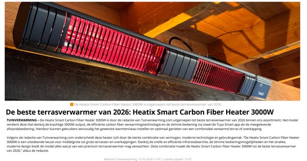 Krachtigste heater