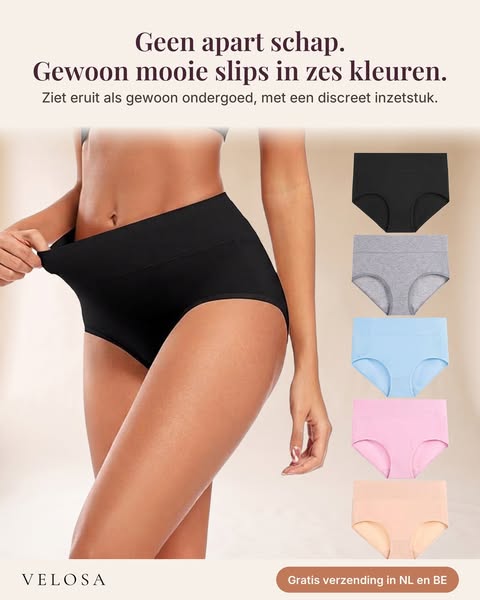 Mooie slips in zes kleuren