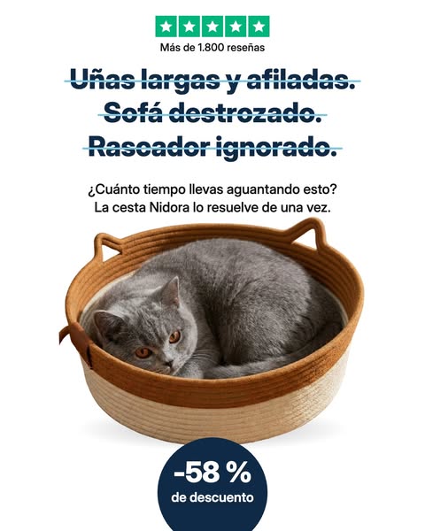 El territorio natural que lima las uñas de tu gato