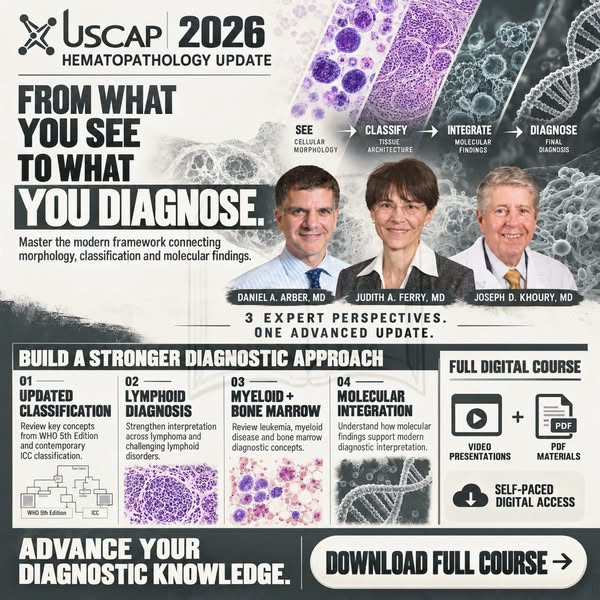 2026 USCAP Hematopathology Update – Videos + PDFs – Medicalcourses