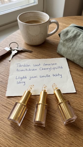 Ilmainen toimitus CherryLipsiltä tänään