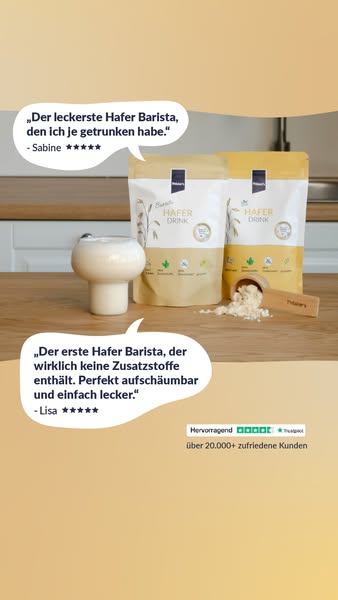 Haferdrink neu gedacht: Perfekt löslich, nachhaltig & einfach lecker!