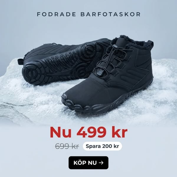 Fodrade barfotaskor - höst & vinter