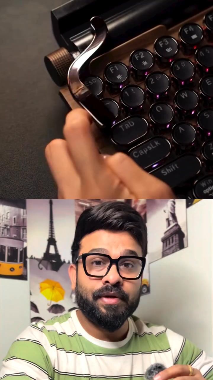 Retro Typewriter Keyboard