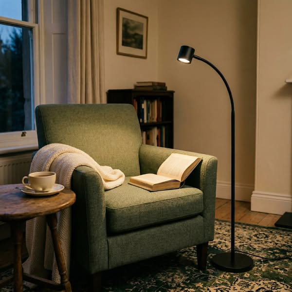A lamp for people who read on paper.