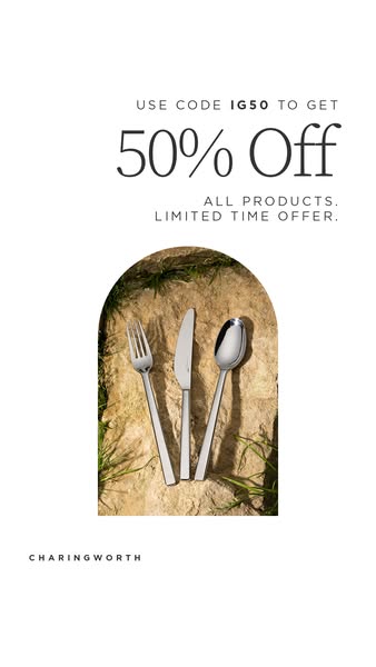 50% off Charingworth Cutlery