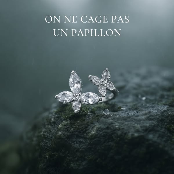 Bague Papillon — Elle ne reste jamais en cage