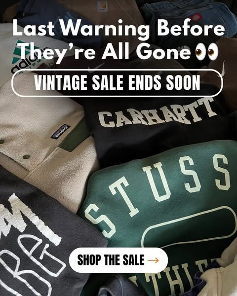 SHOP BEFORE IT'S OVER