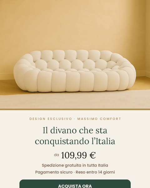 Divano Bolla di Design
