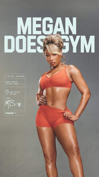 Megan Thee Stallion Does Gym