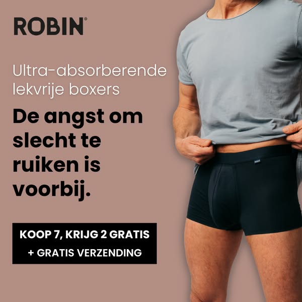 Incontinentie Ondergoed voor Heren - Wasbaar