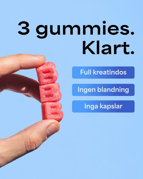 Kreatinet du faktiskt håller fast vid