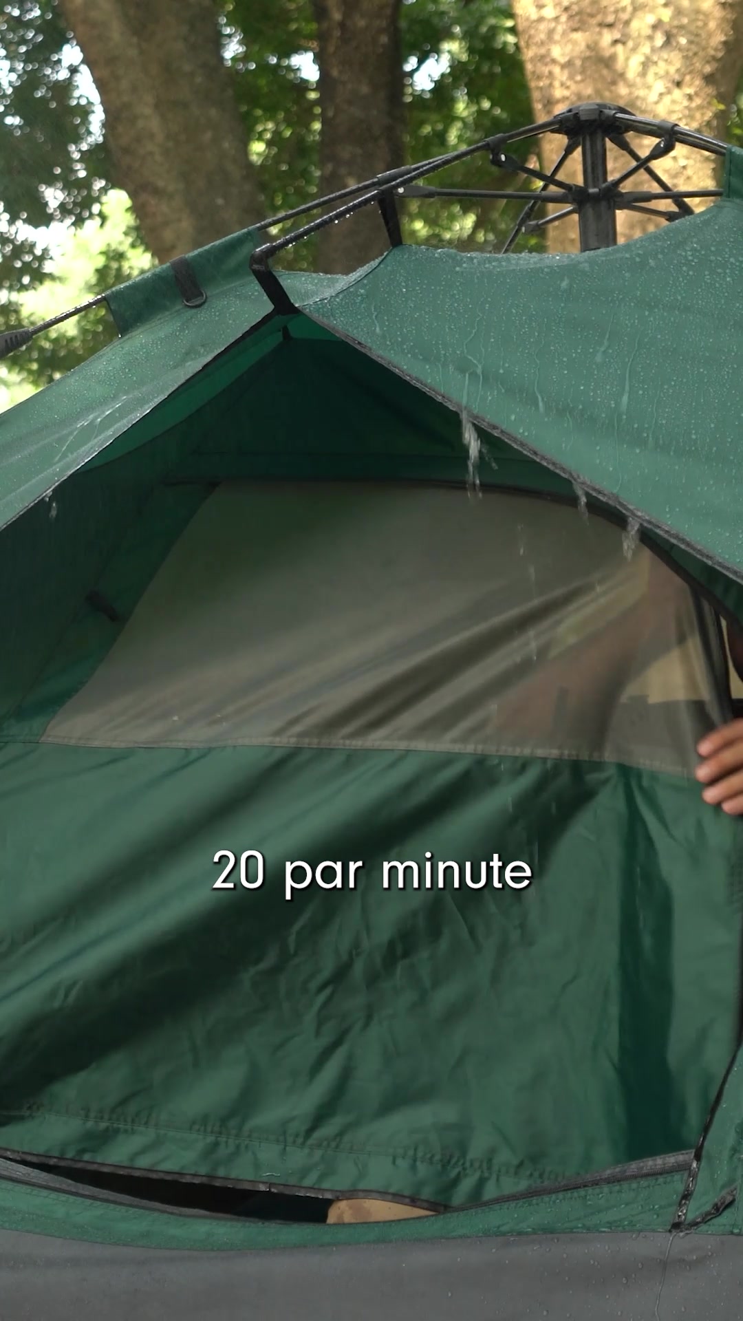 La formidable tente à montage rapide en 3 secondes !