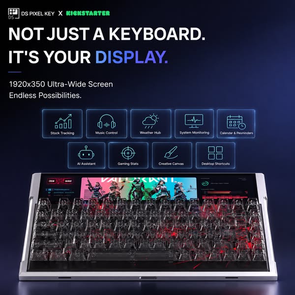 A Keyboard That Becomes Your Digital Canvas