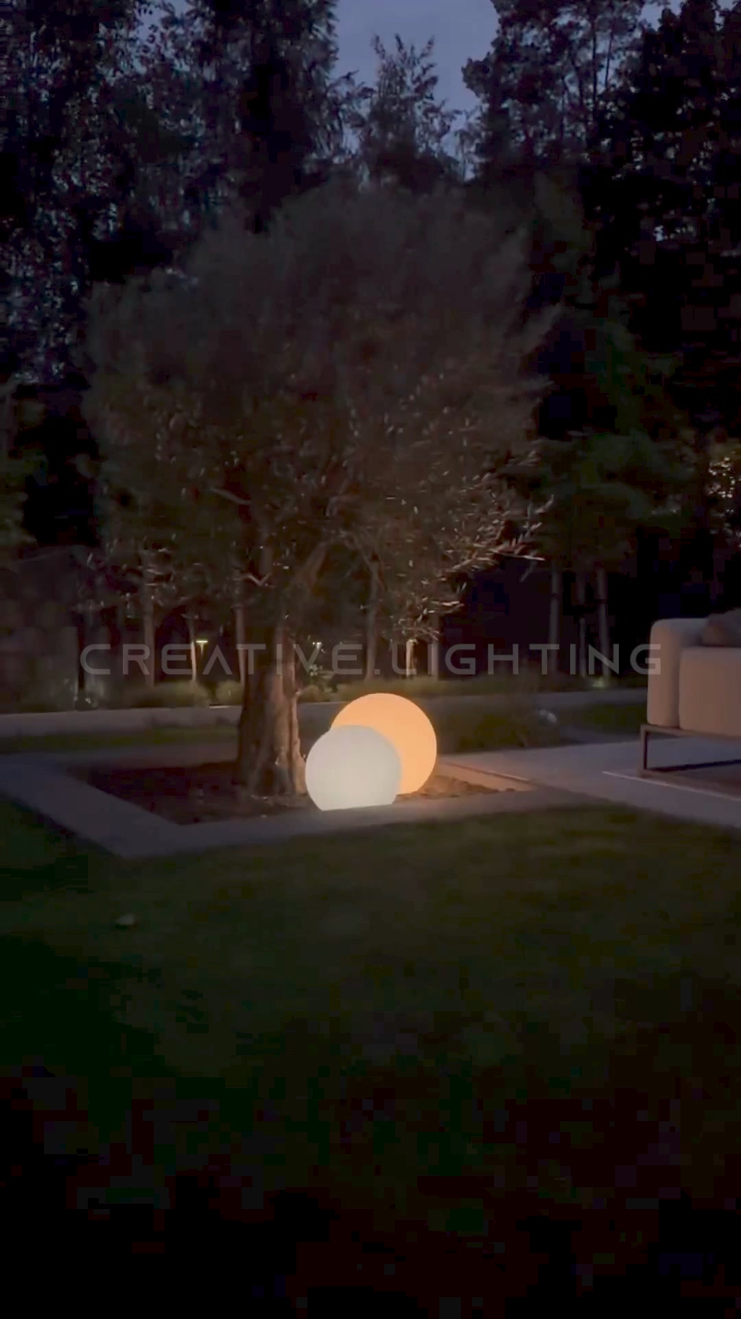 Spherical Garden Light