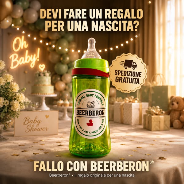 Il biberon che non passa inosservato.